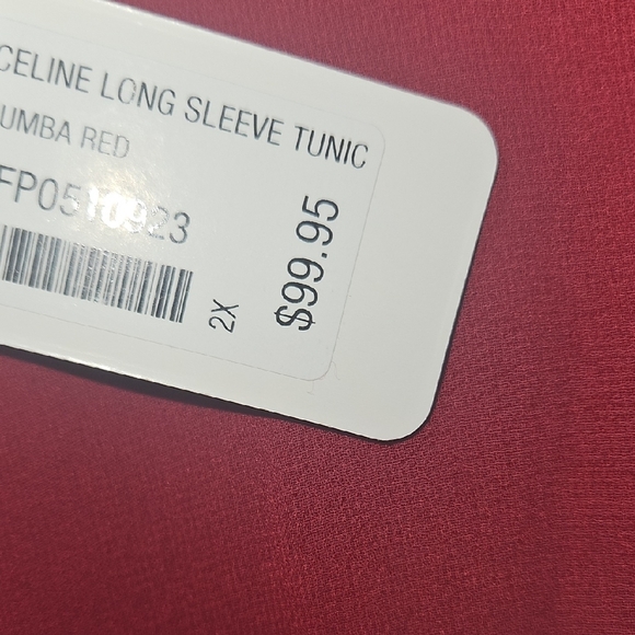 Soft Surroundings With Shear Button Sleeves Tunic - Rose Layering - Picture 4 of 11